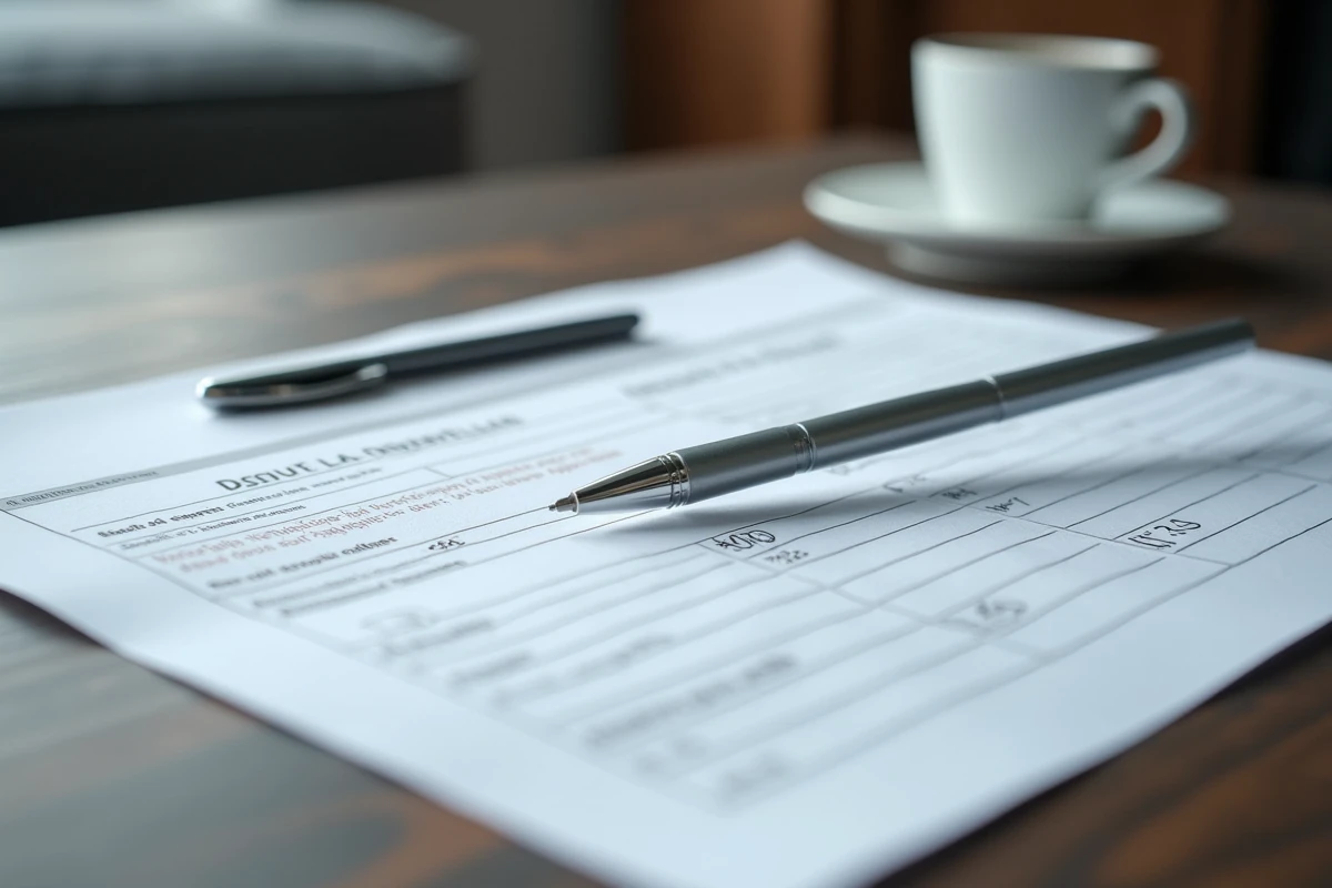 Gros plan sur le champ D2 d'une carte grise française posée sur une table